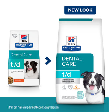 Hill's Prescription Diet t/d Dental Care Dry Dog Food - New Look