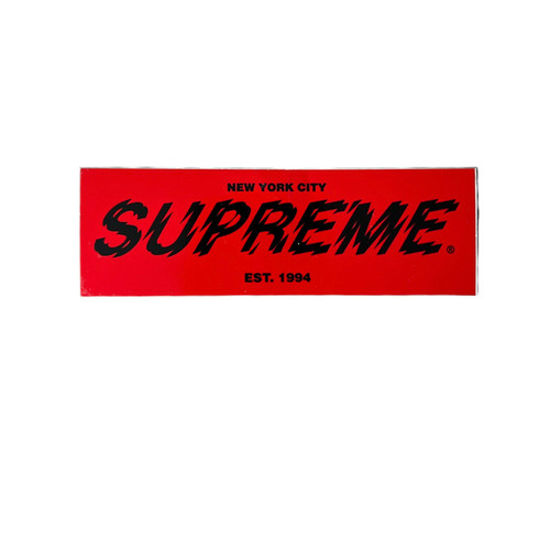 Supreme Seventy Seven "77" Sticker Red FW12