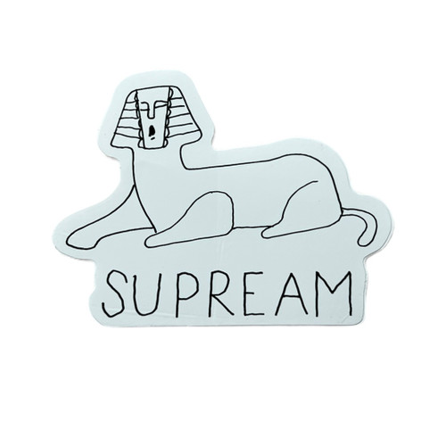 Supreme Gonz Sphinx Sticker White SS13