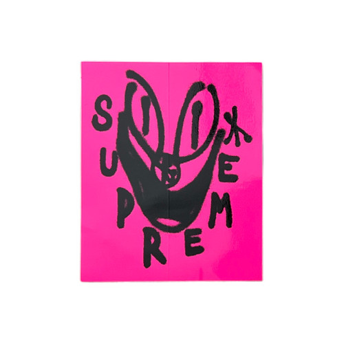 Supreme Sancheeto Smile Sticker Pink FW18