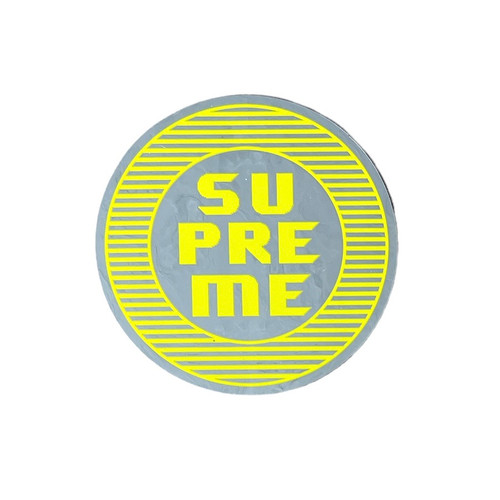 Supreme Disrupt Foil Sticker Yellow SS15