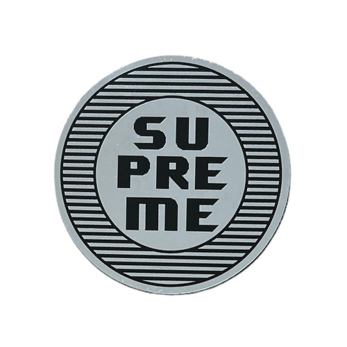 Supreme Disrupt Foil Sticker Black SS15