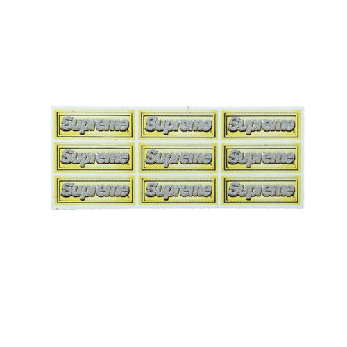 Supreme Bling Box Logo Mini Stickers SS13