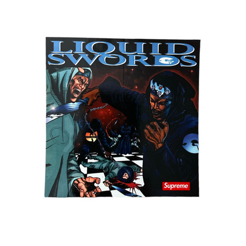 Supreme GZA Sticker Liquid Swords FW18