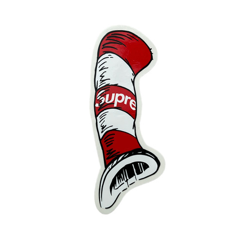 Supreme Cat In The Hat Sticker FW18