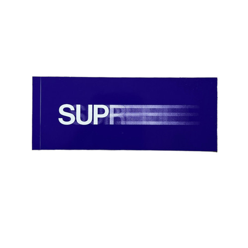Supreme Motion Logo Sticker IIII Purple SS20