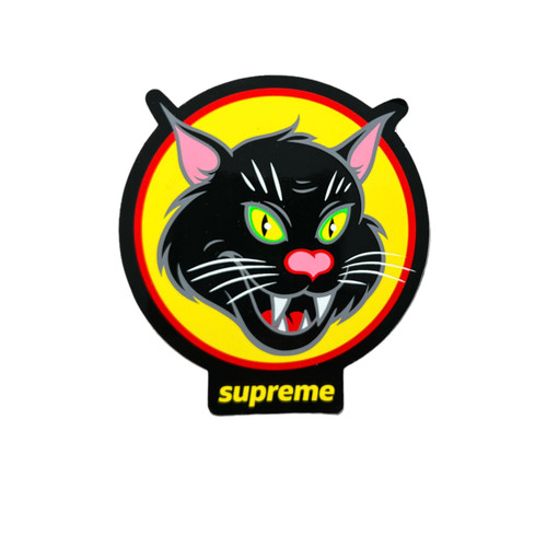 Supreme Black Cat Sticker SS20