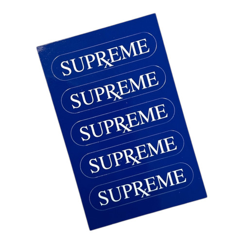 Supreme RX Sticker Blue FW25