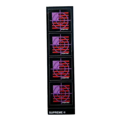 Supreme Target Sticker Black FW25