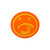Supreme Shit Smiley Sticker Orange FW17