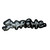 Supreme Liquid Fluid Sticker Black FW18