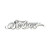 Supreme Script Sticker Black FW24