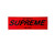 Supreme Seventy Seven "77" Sticker Red FW12