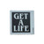 Supreme Get A Life Sticker Black FW12
