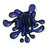 Supreme Splat Sticker Purple FW15