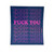 Supreme Hysteric Glamour Holographic Fuck You Sticker Purple FW17