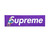 Supreme Smurf Box Logo Sticker Purple FW20
