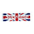 Supreme Union Jack UK Box Logo Sticker FW11