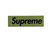 Supreme Olive/Black Box Logo Sticker Mini 1997