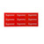Supreme 3M Reflective Box Logo Sticker Mini Sticker Red FW14