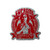 Supreme Hysteric Glitter Sticker Red SS21