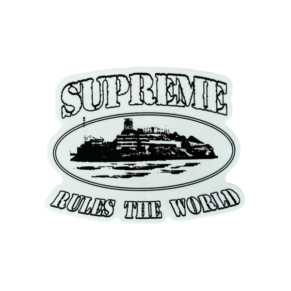 Supreme Corteiz Rules The World Sticker FW23