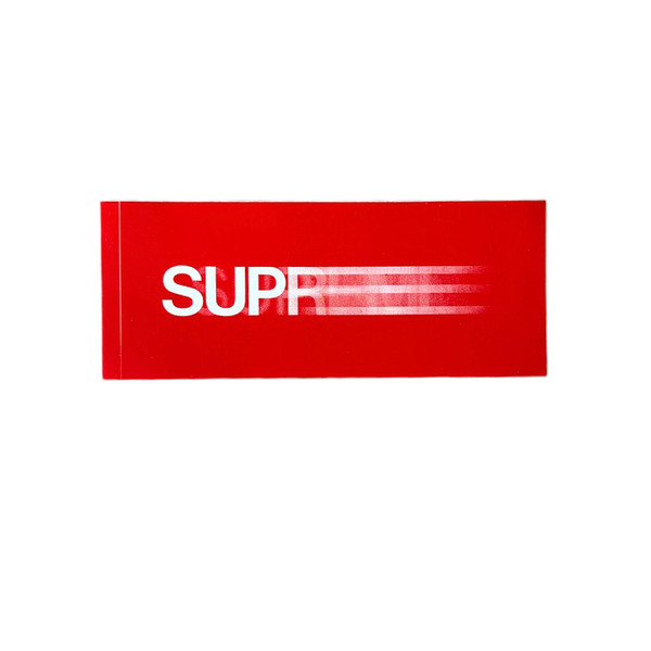 Supreme Motion Logo II Sticker Red SS10