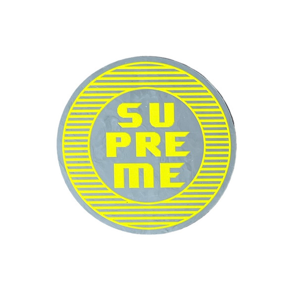 Supreme Disrupt Foil Sticker Yellow SS15