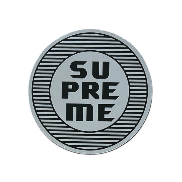 Supreme Disrupt Foil Sticker Black SS15
