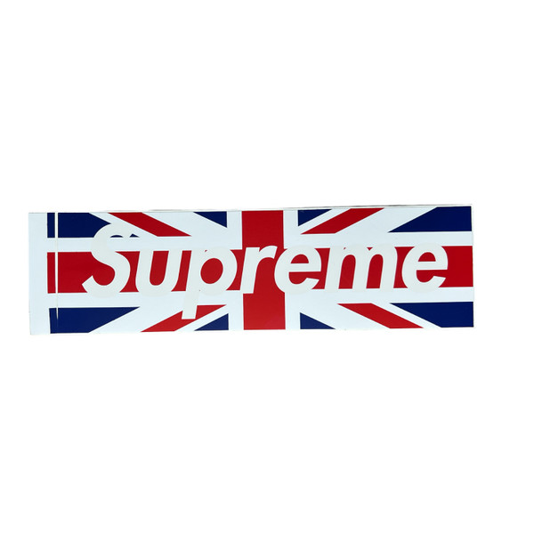 Supreme Union Jack UK Box Logo Sticker FW11
