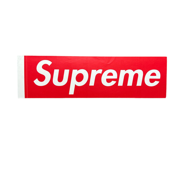 Supreme Paper Thin Box Logo Sticker 2006