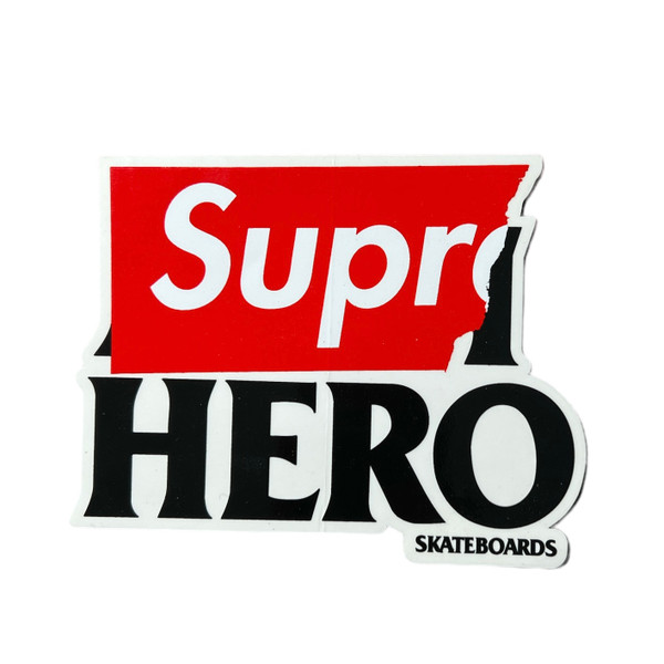 Supreme x Antihero Supr HERO Sticker Large SS14
