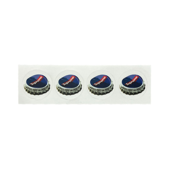 Supreme Bottle Cap Sticker FW18
