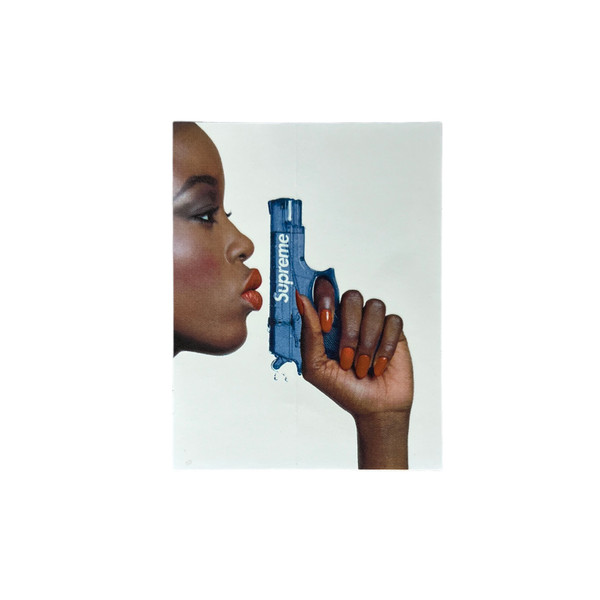 Supreme Water Pistol Sticker Blue SS21