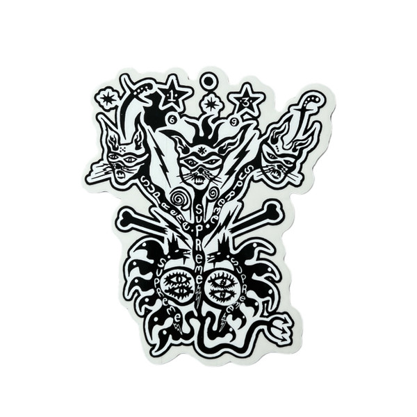 Supreme Clayton Patterson Cat Sticker SS21