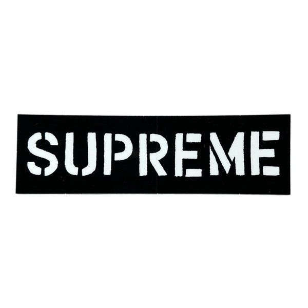Supreme Hard Black Sticker SS26