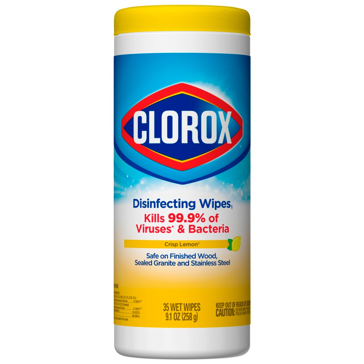 case of clorox wipes