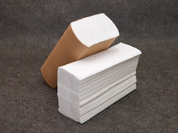 Response Brand Multi-Fold White Towel, 9.25 x 9.4, 16 packs of 250 per Case