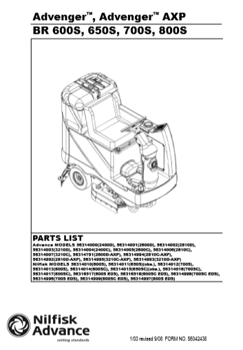 Find Your Part Advance Advenger 3210c D Axp Renu Supplies