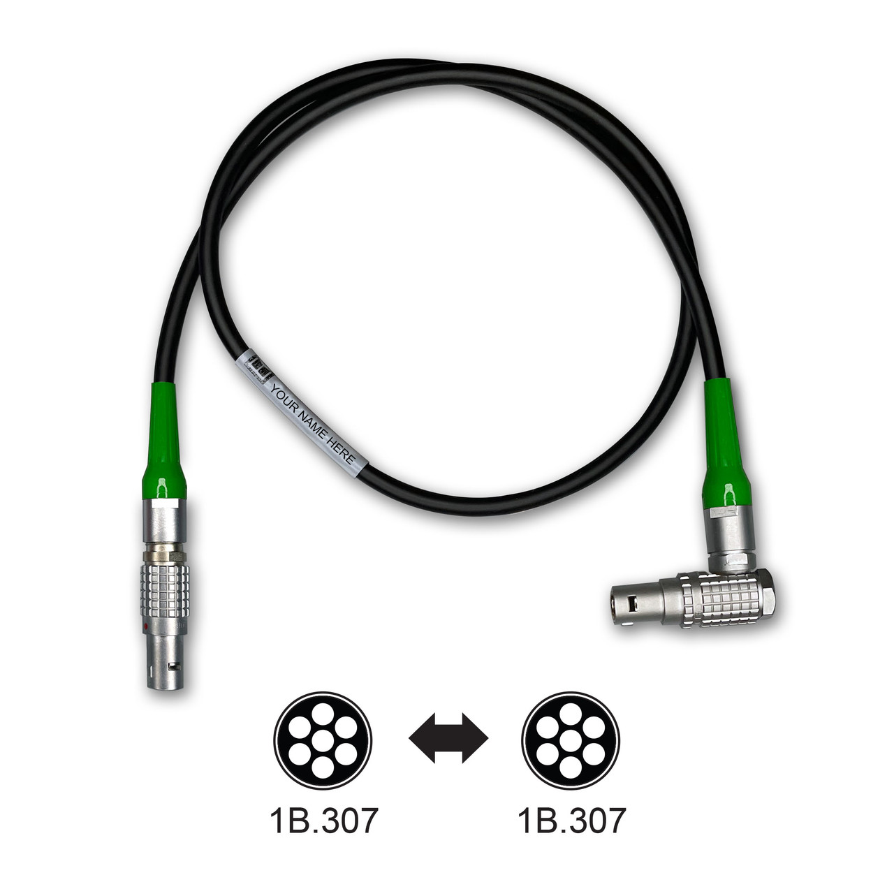 7 Pin Male To Right Angle 7 Pin Follow Focus Cable Preston FIZ MDR Bartech Digital Motor Cable - View #9