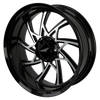 XR9 Harley Trike Black Double Cut Wheels