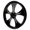 El Toro Harley Softail | Dyna | Sportster Black Double Cut Wheels
