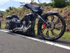 Guinzu Harley Softail | Dyna | Sportster Black Double Cut Wheels