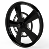 Muscle Harley Touring Black Double Cut Wheels