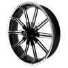 OG.12 Harley Touring Black Double Cut Wheels