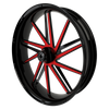 GT2 Harley Touring Black Wheels with color insert