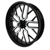GT4 Harley Touring Black Wheels with color insert