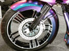 34 Inch Sinful Black Double Cut Harley Wheel