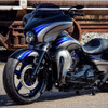 26 Inch GT1 Black Harley Wheel