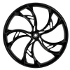 26 Inch Hennessy 3D Black Harley Wheel